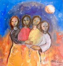 Load image into Gallery viewer, Wearable-Art Helmet: All My Relations - Pedal People